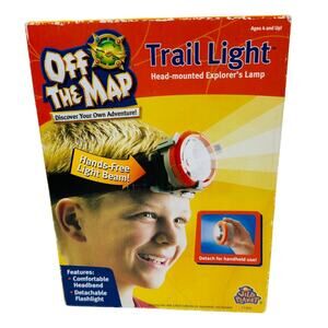 Wild Planet‎ Off The Map Trail Light Head Mount Explorer Lamp NIB